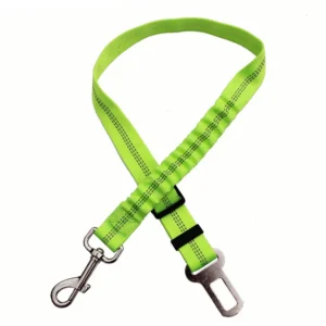 Nylon Elastic Durable Reflective Adjustable Vehicle Travel Safety Pet Leash Car Dog Seat Belt